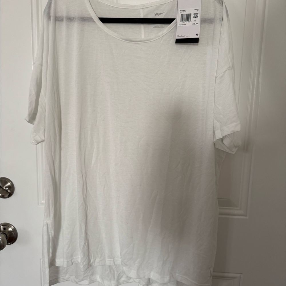 Nike White Oversized Short Sleeve T-Shirt